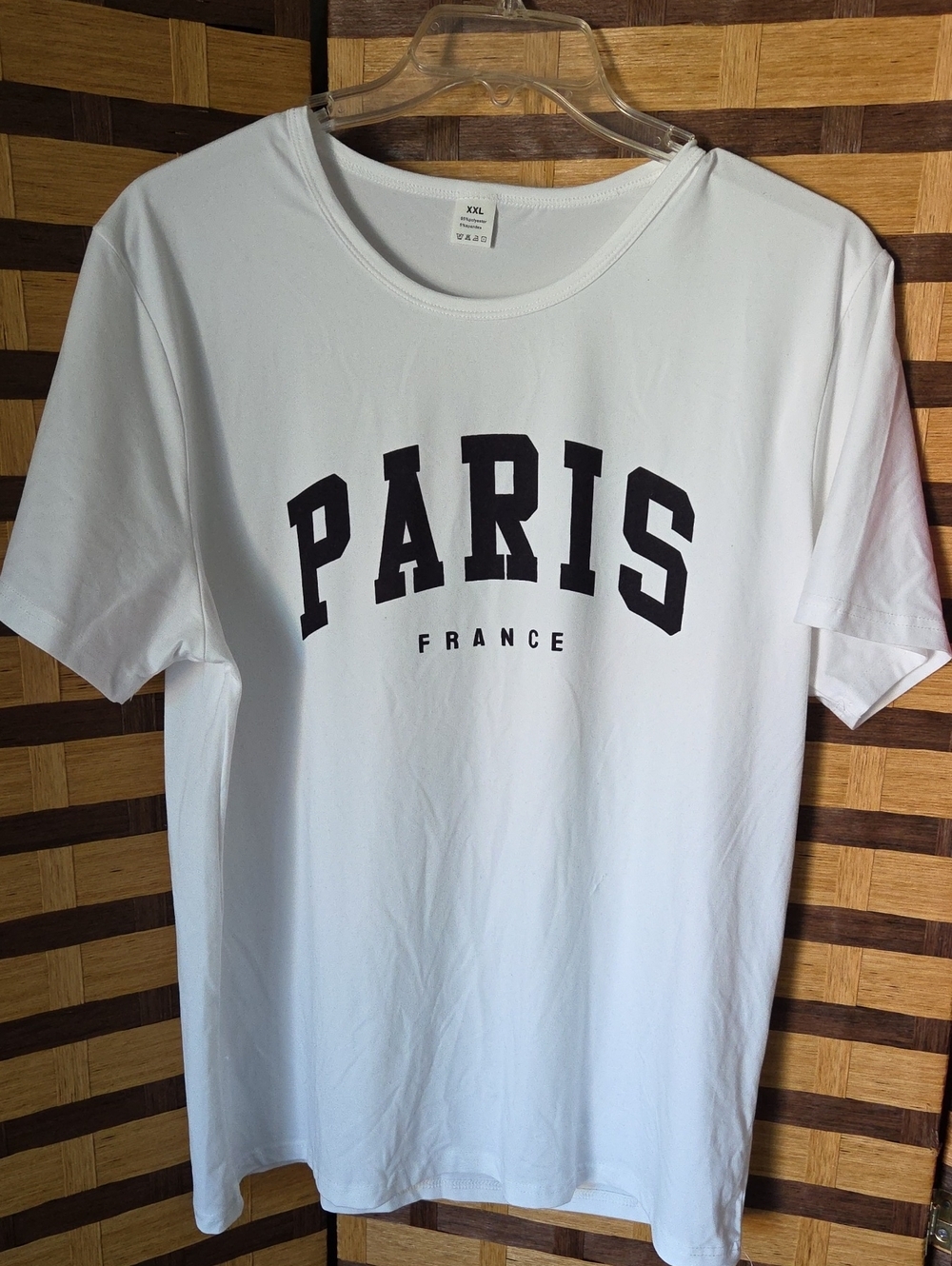 Nwot! Paris Print White T-Shirt